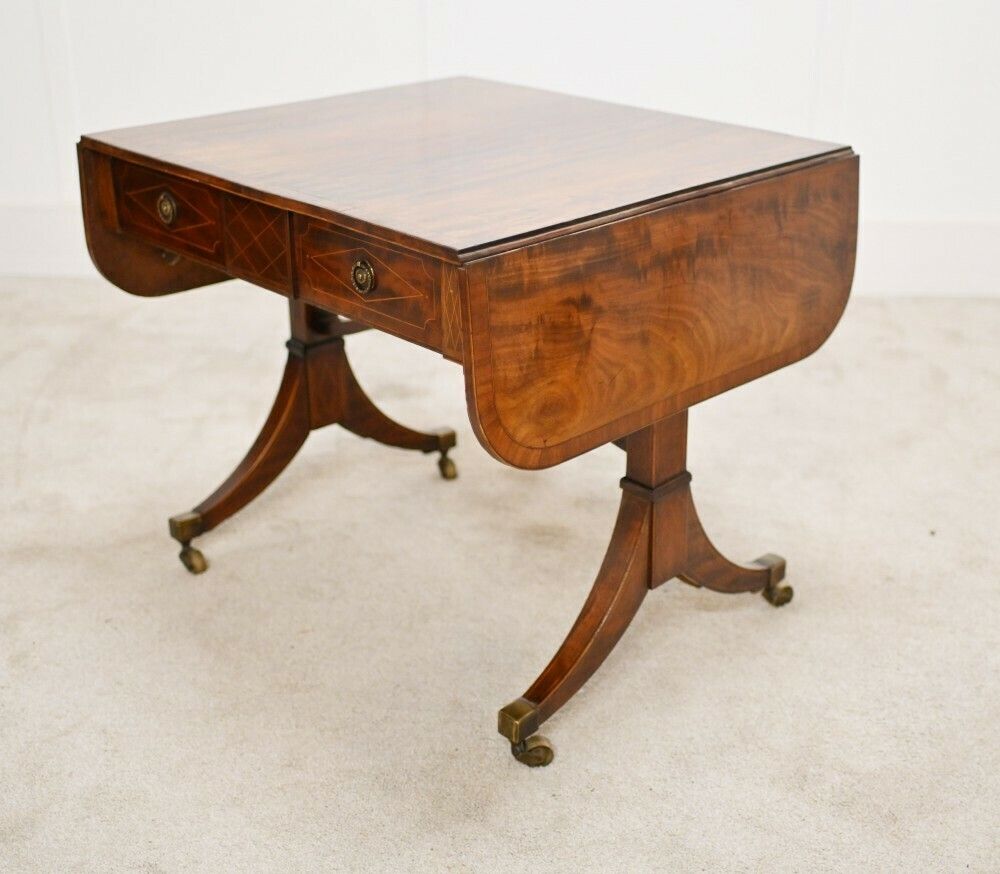 Regency Sofa Table Mahogany Antique Furniture photo 1400.0