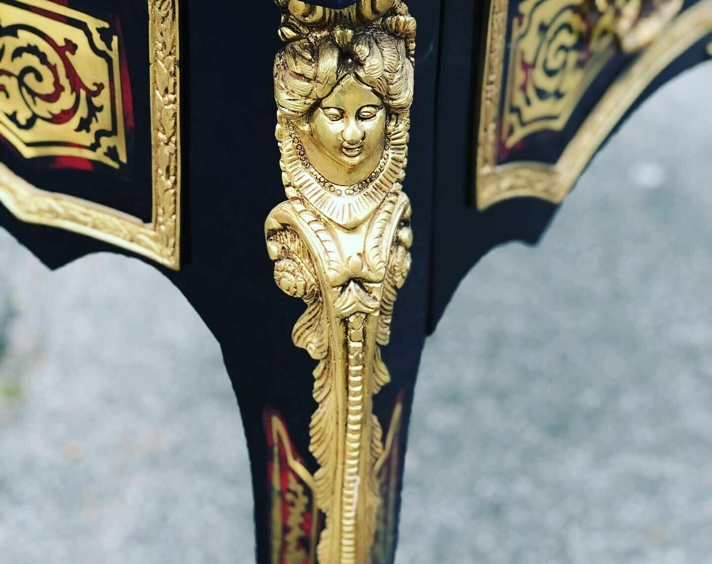 French Empire Style Boulle Desk With Brass Decoration. photo buy