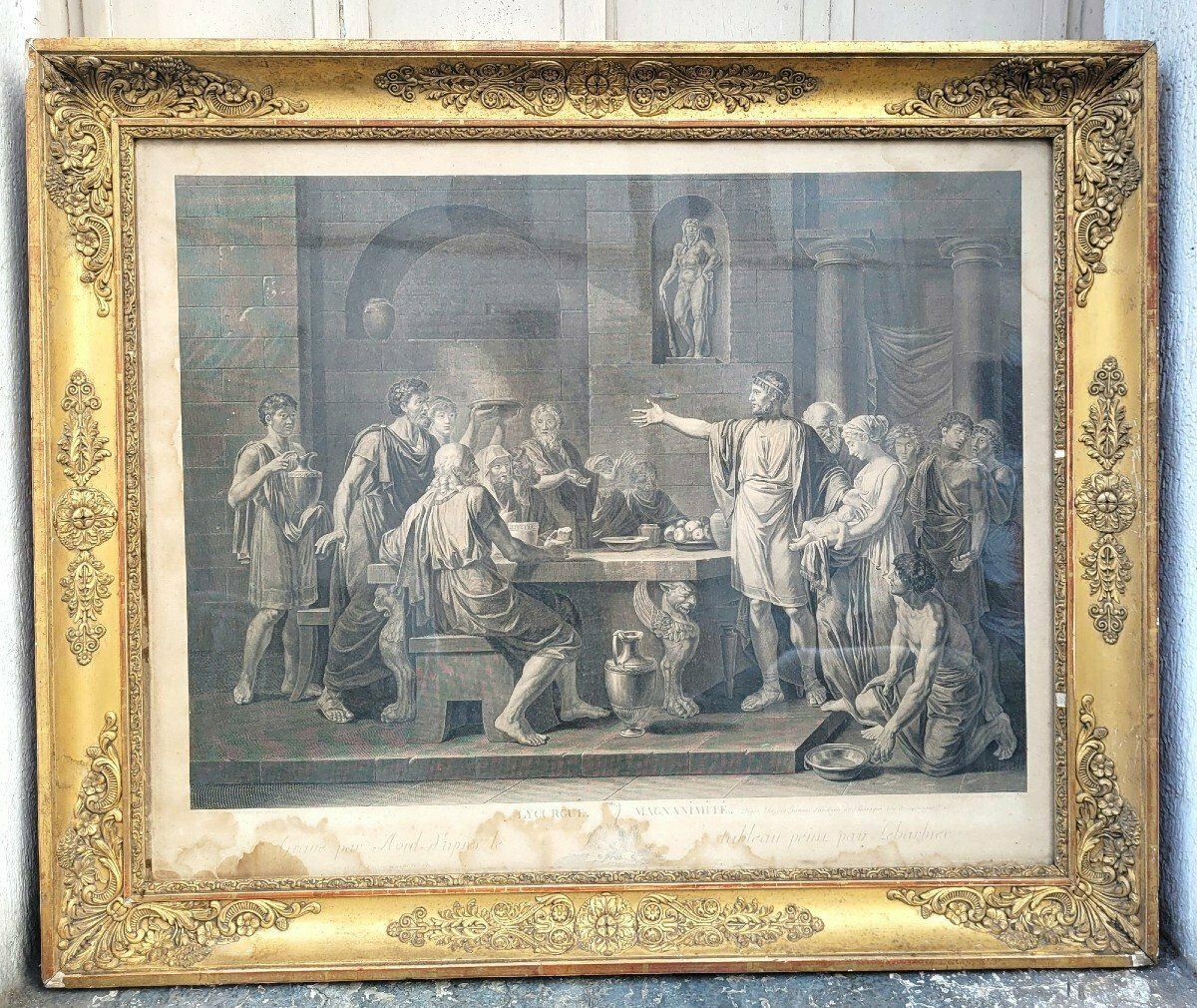 Ulysses, Lycurgue, Pair Of Engravings, Late Eighteenth Century Early Nineteenth Century photo furniture