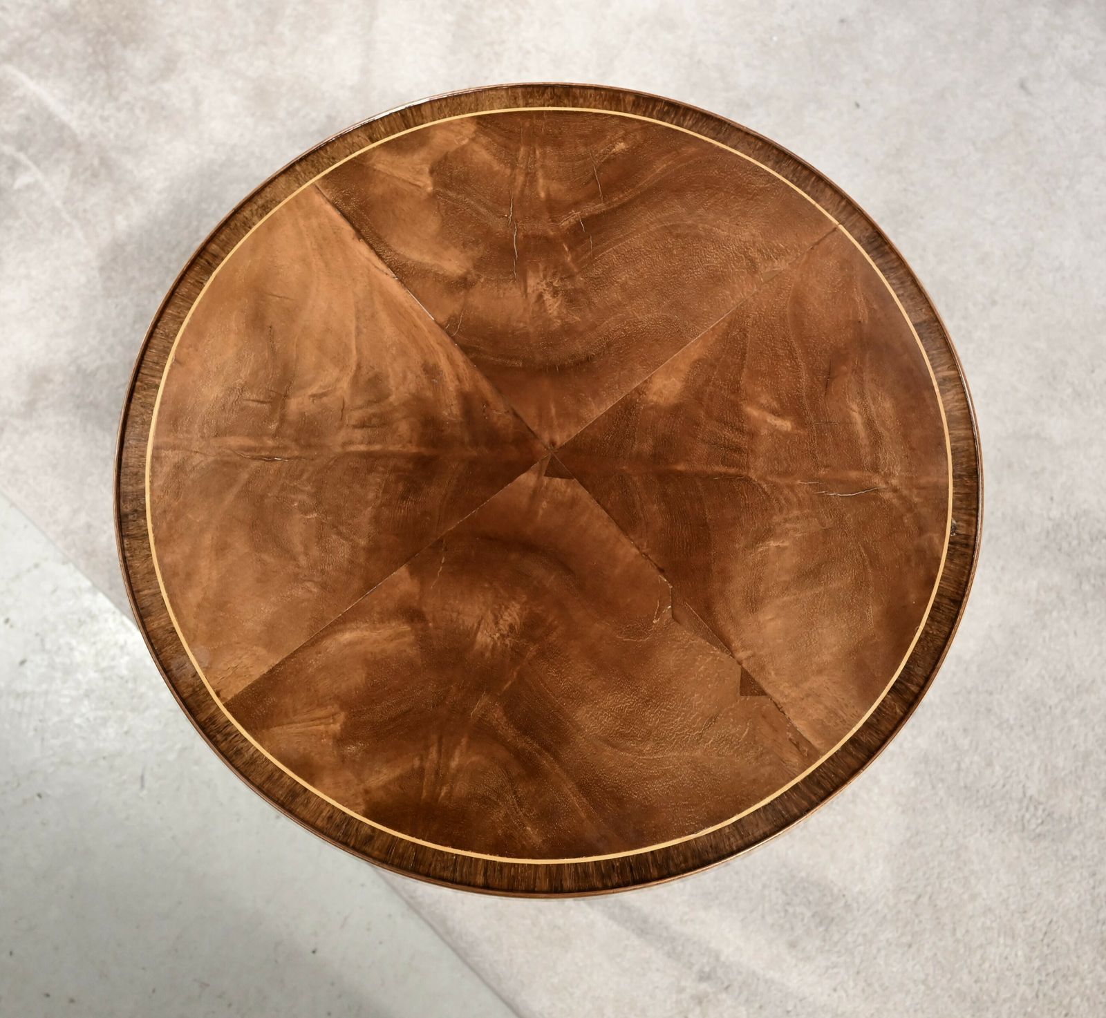 Pedestal Table In Light Mahogany Louis XVI / Directoire – 19th Century photo 1534.7