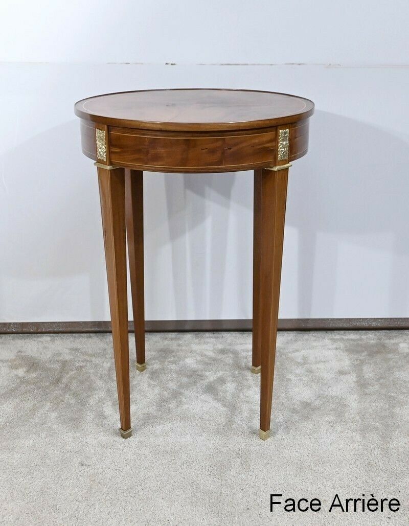 photo vinterior Pedestal Table In Light Mahogany Louis XVI / Directoire – 19th Century