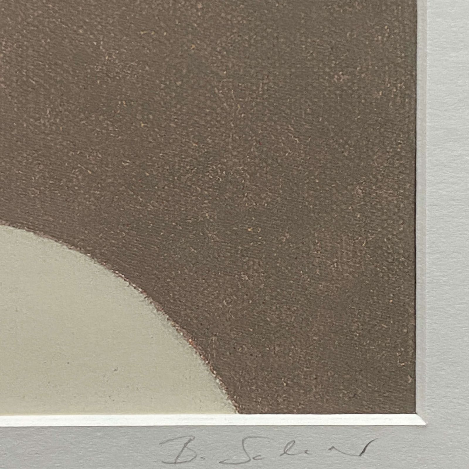 Lithograph Of Two Silhouette Faces By Beate Selzer photo vinterior