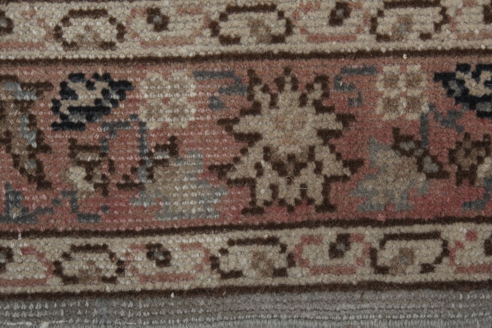 Textiles Mid 20th Century Vintage Turkish Long Runner   Floral Stair Carpet 2'7" X 24'7" photo