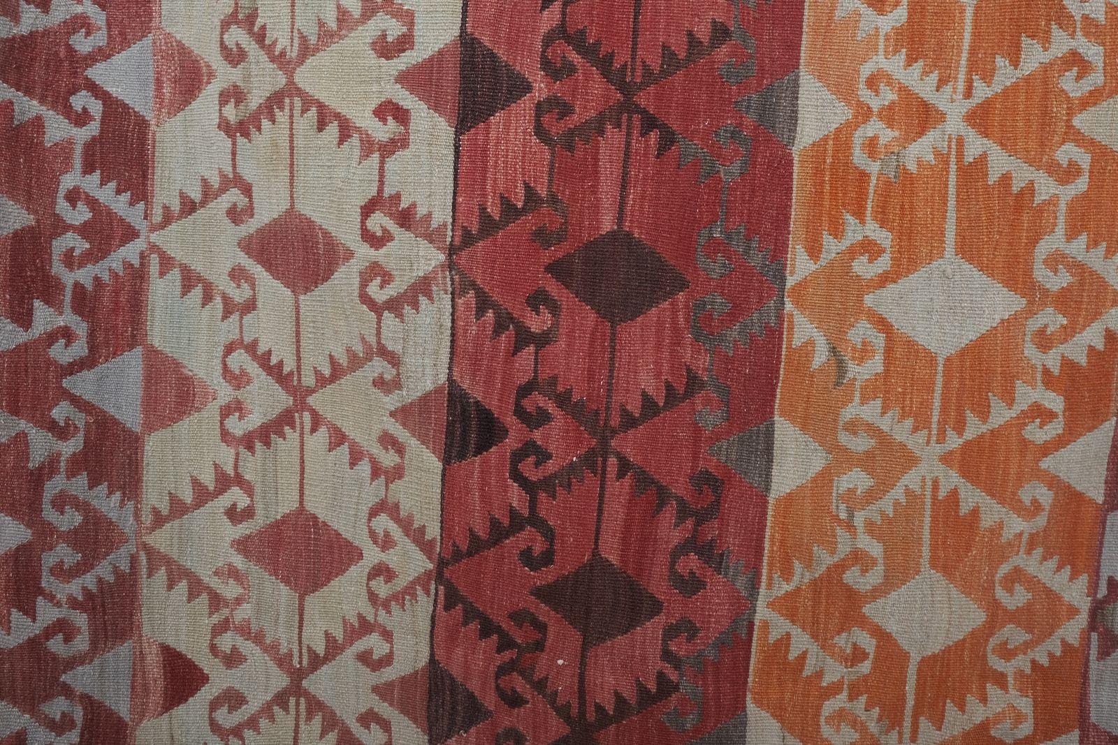 1960s Vintage Turkish Kilim Rug 10'5'' X 10'10'' photo vintage