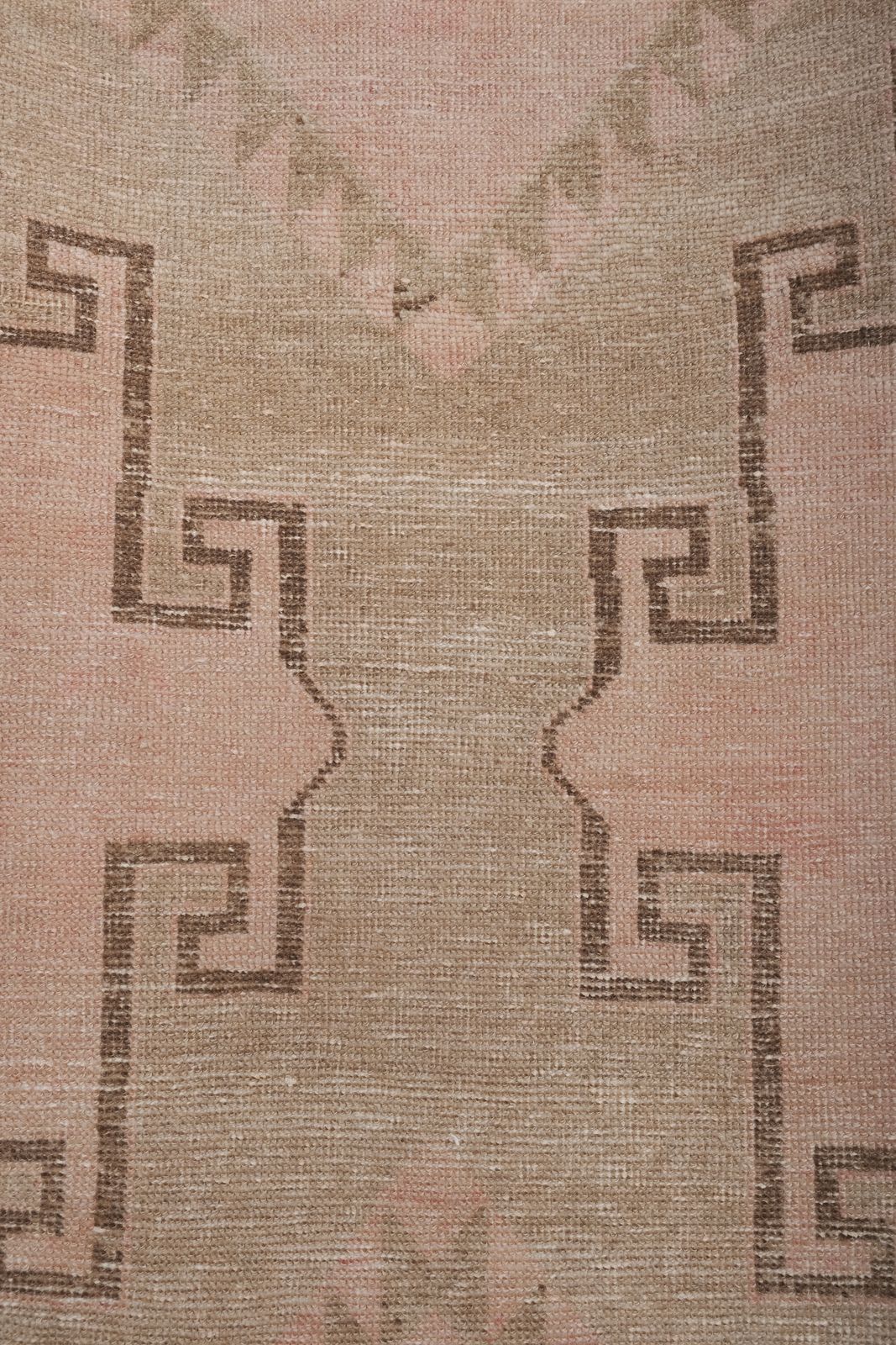 1960s  Turkish Oushak Extra Long And Narrow Runner With Century Modern Style photo vintage