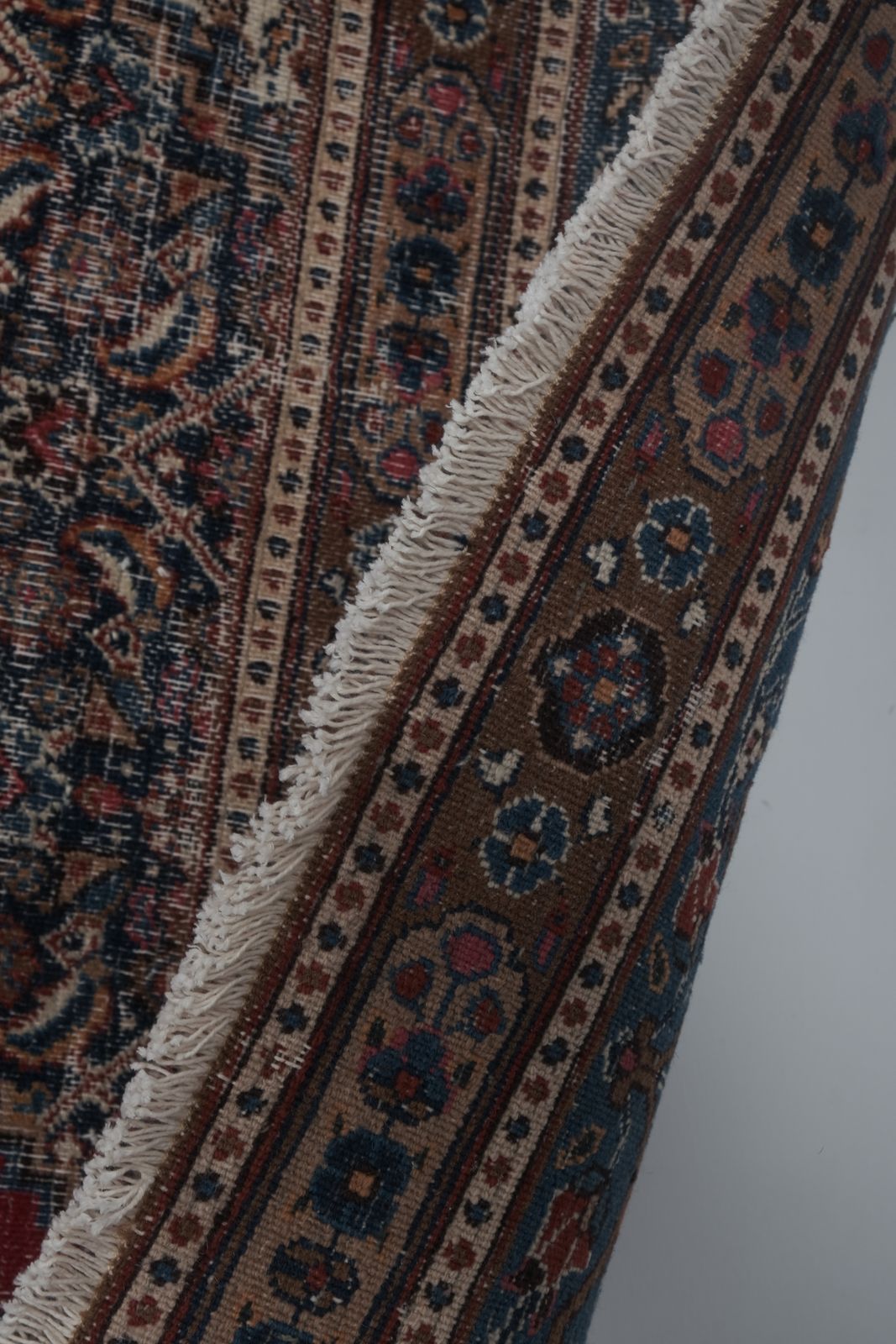 1960s Vintage Mid Century Hand Knotted Red Anatolian Rug 7'1'' X 10'7'' photo 2250.0