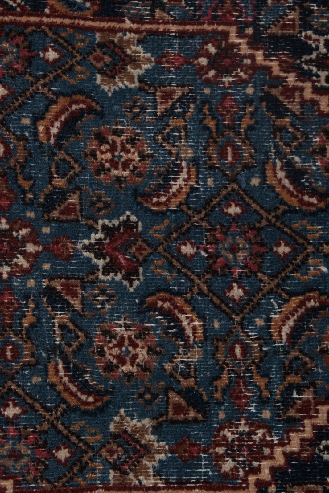photo furniture 1960s Vintage Mid Century Hand Knotted Red Anatolian Rug 7'1'' X 10'7''