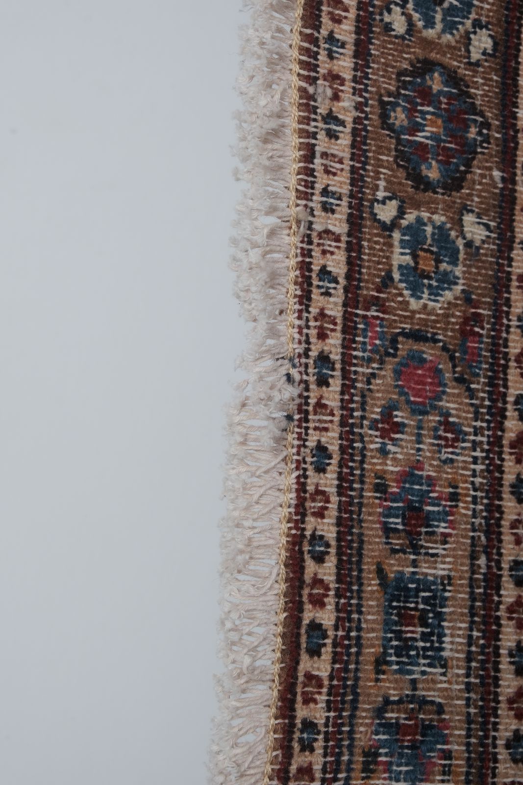 Textiles 1960s Vintage Mid Century Hand Knotted Red Anatolian Rug 7'1'' X 10'7'' photo