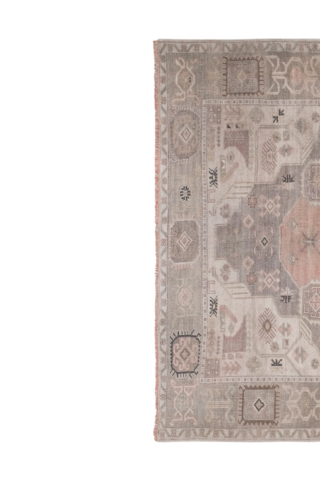 Vintage Wool Turkish Oushak Rug photo vintage