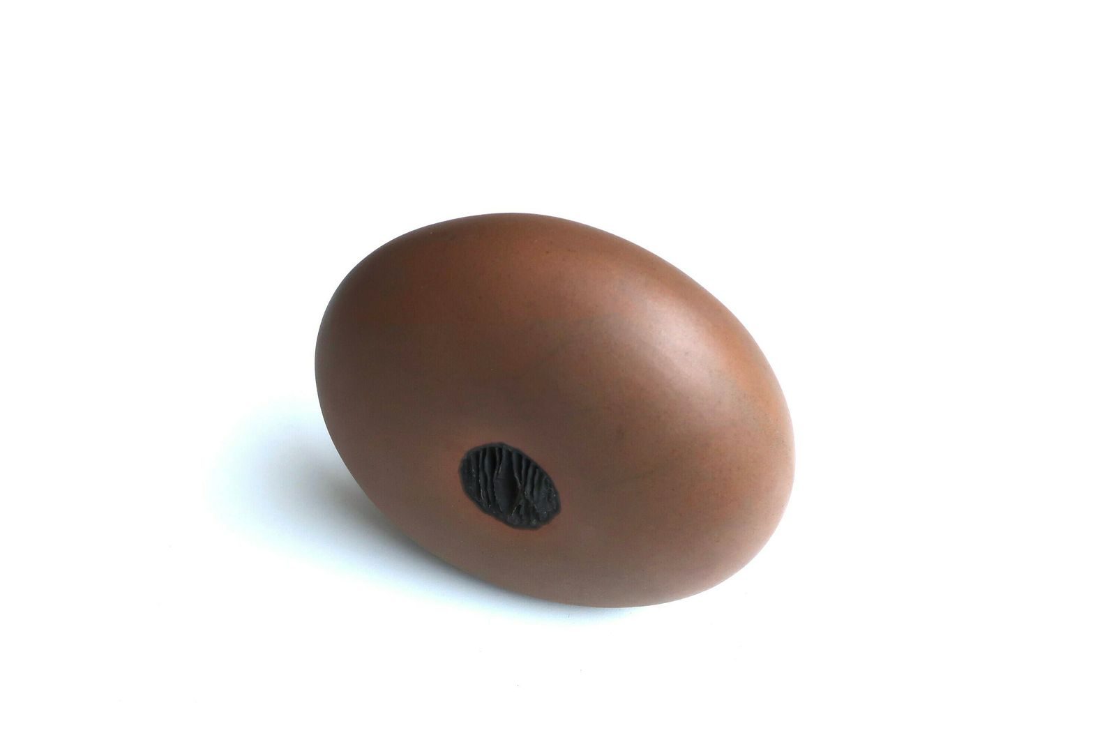 Franse Vintage Abstracte Keramieken Sculptuur, Jaren 1980 / Noguchi, Sphere, Art, Brown Black, photo Kunst