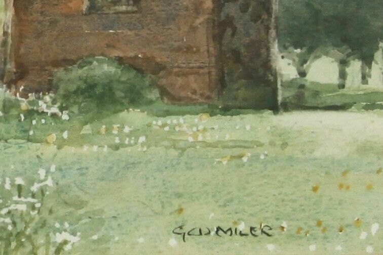 Watercolour By George W. Miller. Titled "Friendship Chapel, Melton" photo for sale