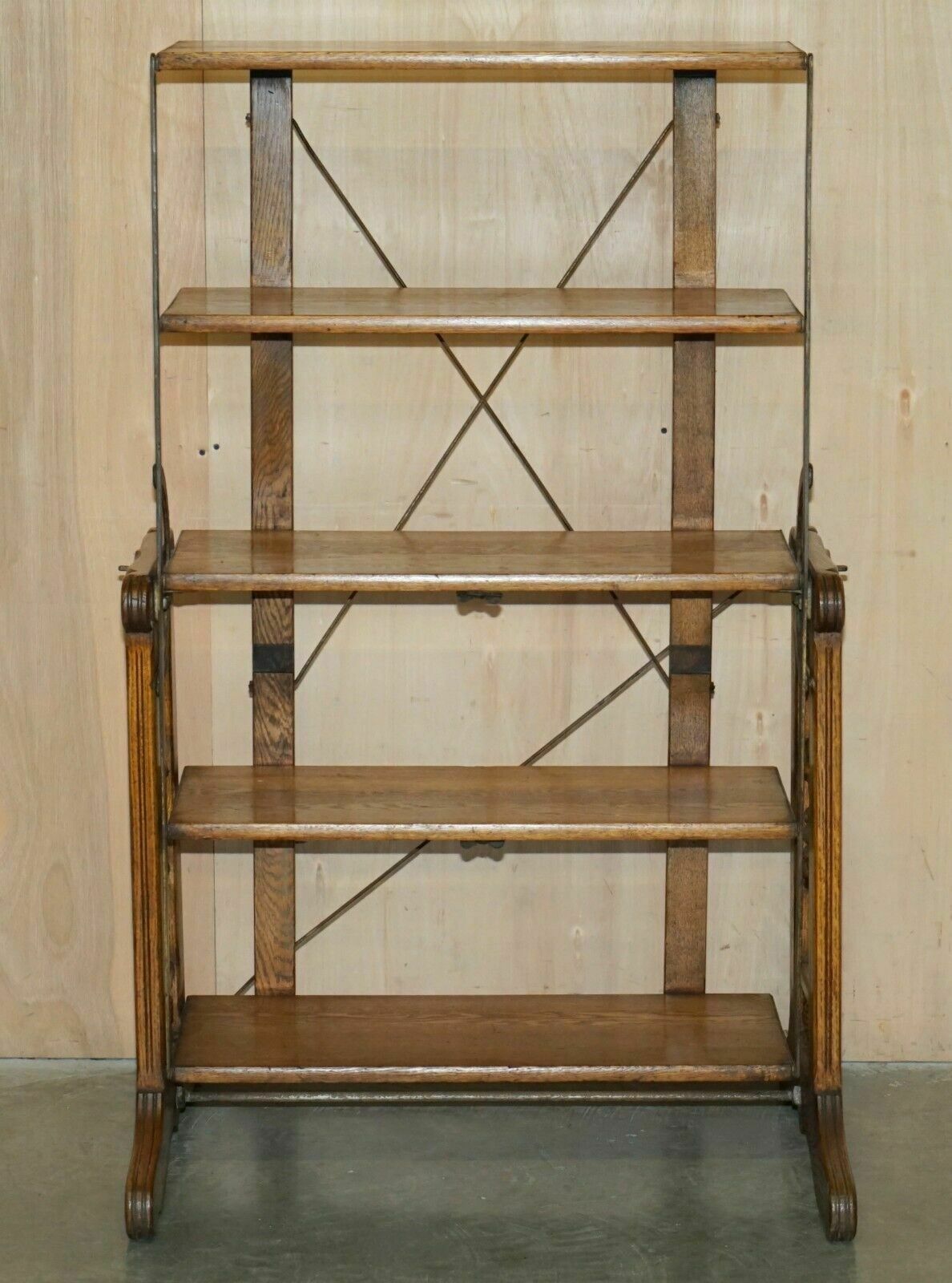 3950.0 Fully Restored Circa 1910 Boeckh Brothers Metamorphic Bakers Table Bookcase photo