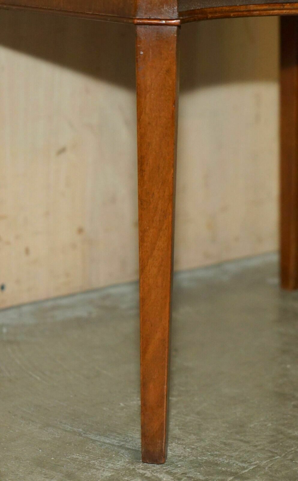 Furniture Pair Of Antique Restored Serpentine Fronted Flamed Mahogany Side End Lamp Tables photo
