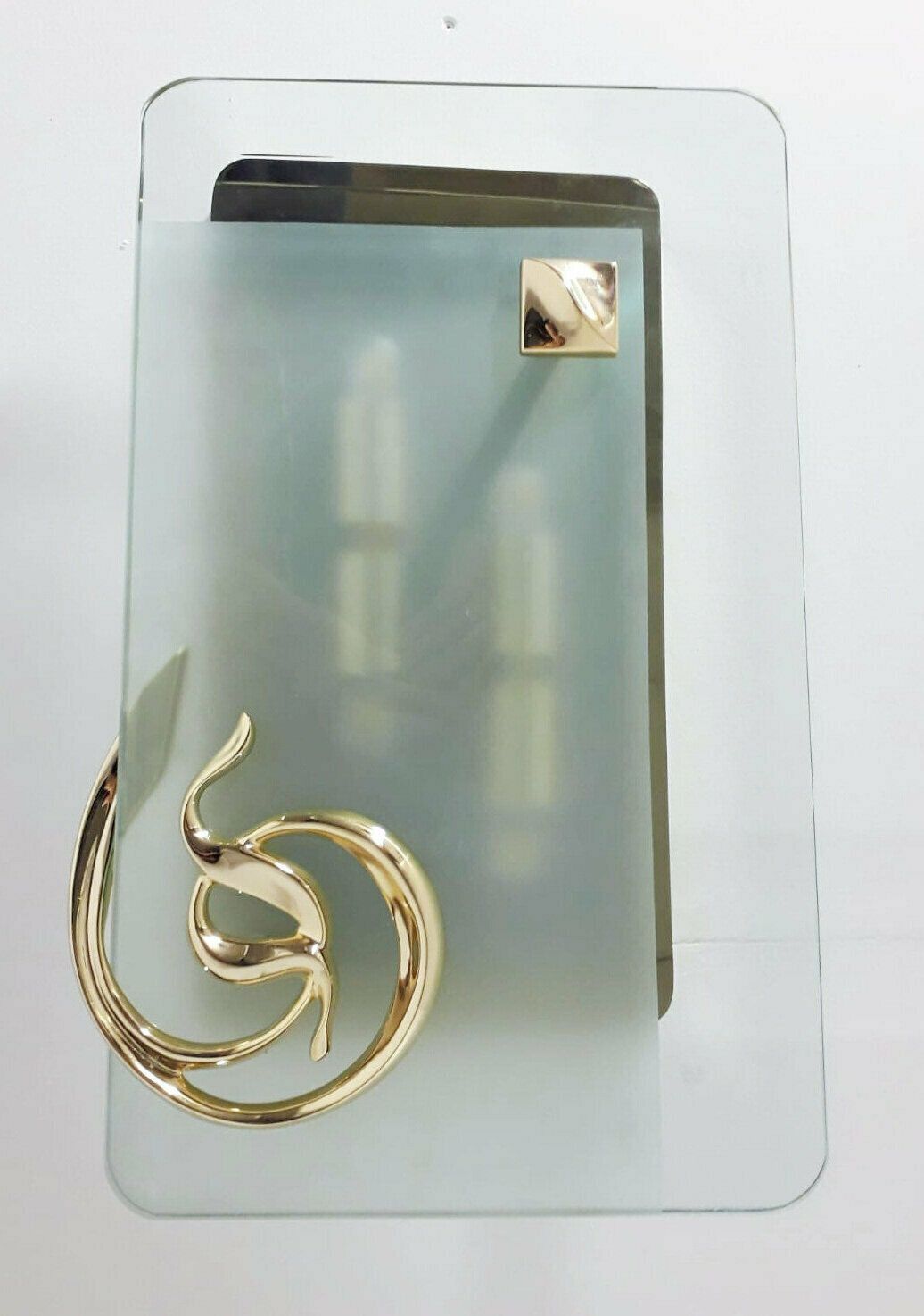 Art Deco Beveled Sconce By Fratelli Martini   3 Available photo for sale