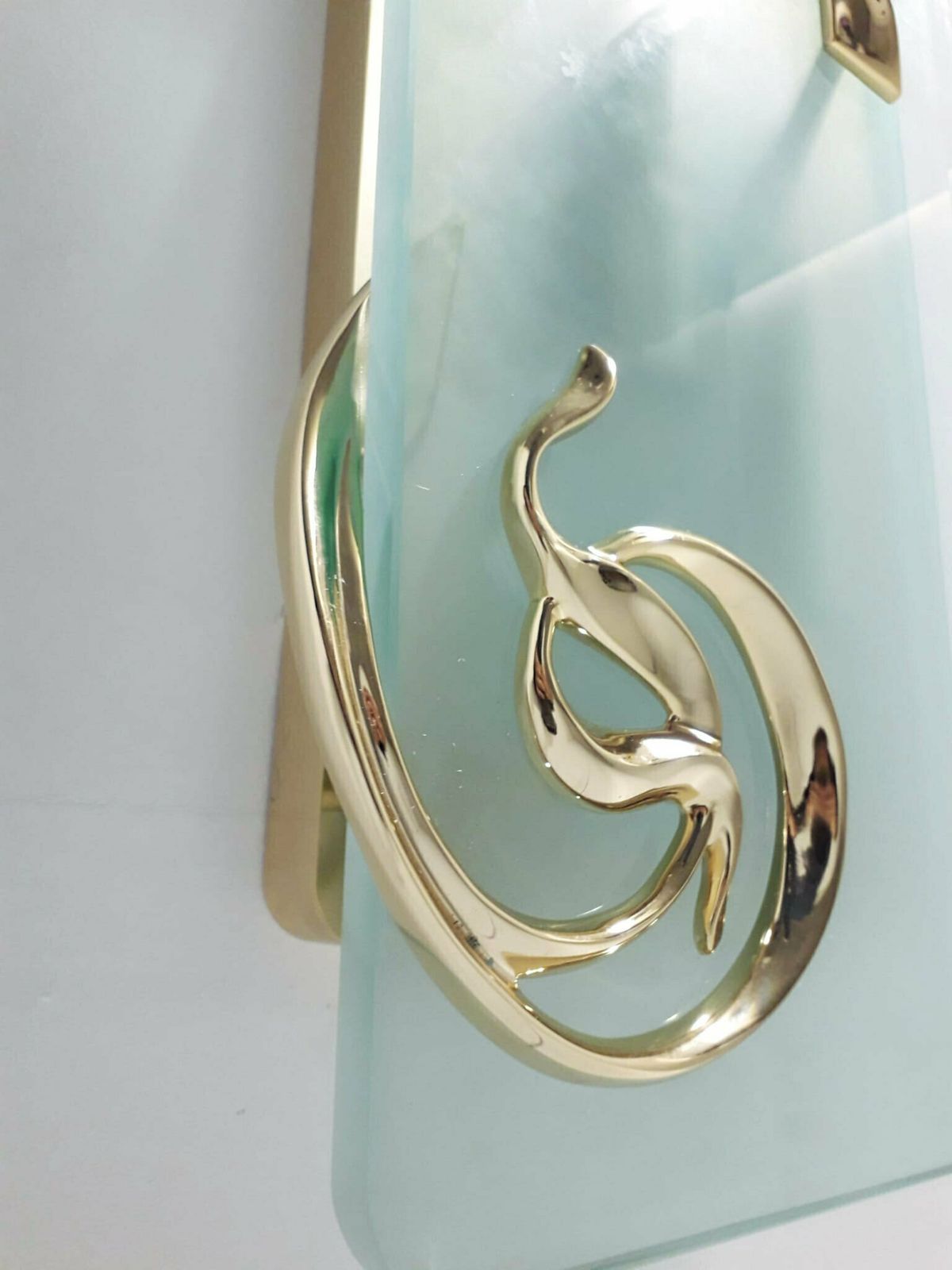 photo for sale Art Deco Beveled Sconce By Fratelli Martini   3 Available