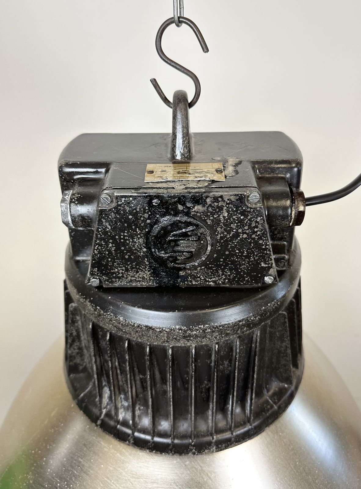Large Industrial Aluminium Pendant Light From Elektrosvit, 1960s, 4x photo 249.0