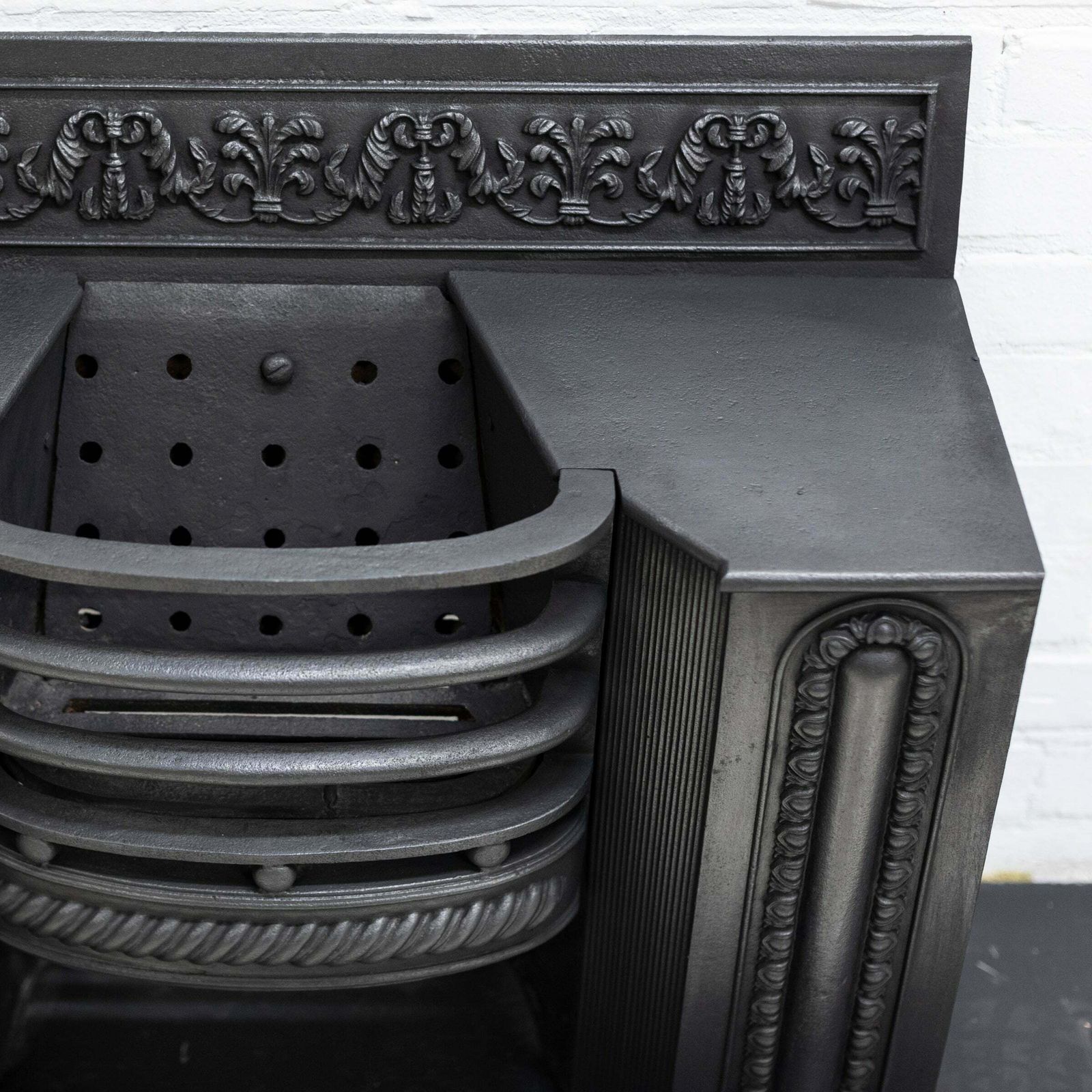 Antique Georgian Cast Iron Hob Grate photo vinterior