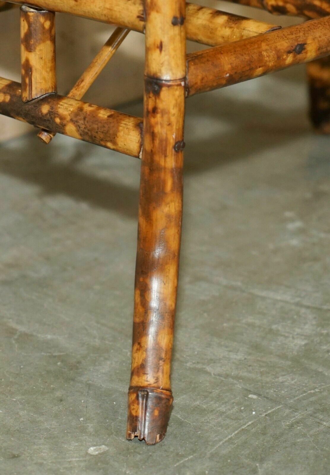 Antique Circa 1880 Aesthetic Movement Bamboo Carved Chinese Magazine Paper Rack photo vintage
