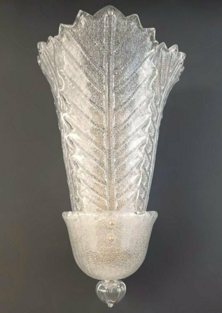 Pair Of Graniglia Leaves Sconces photo furniture