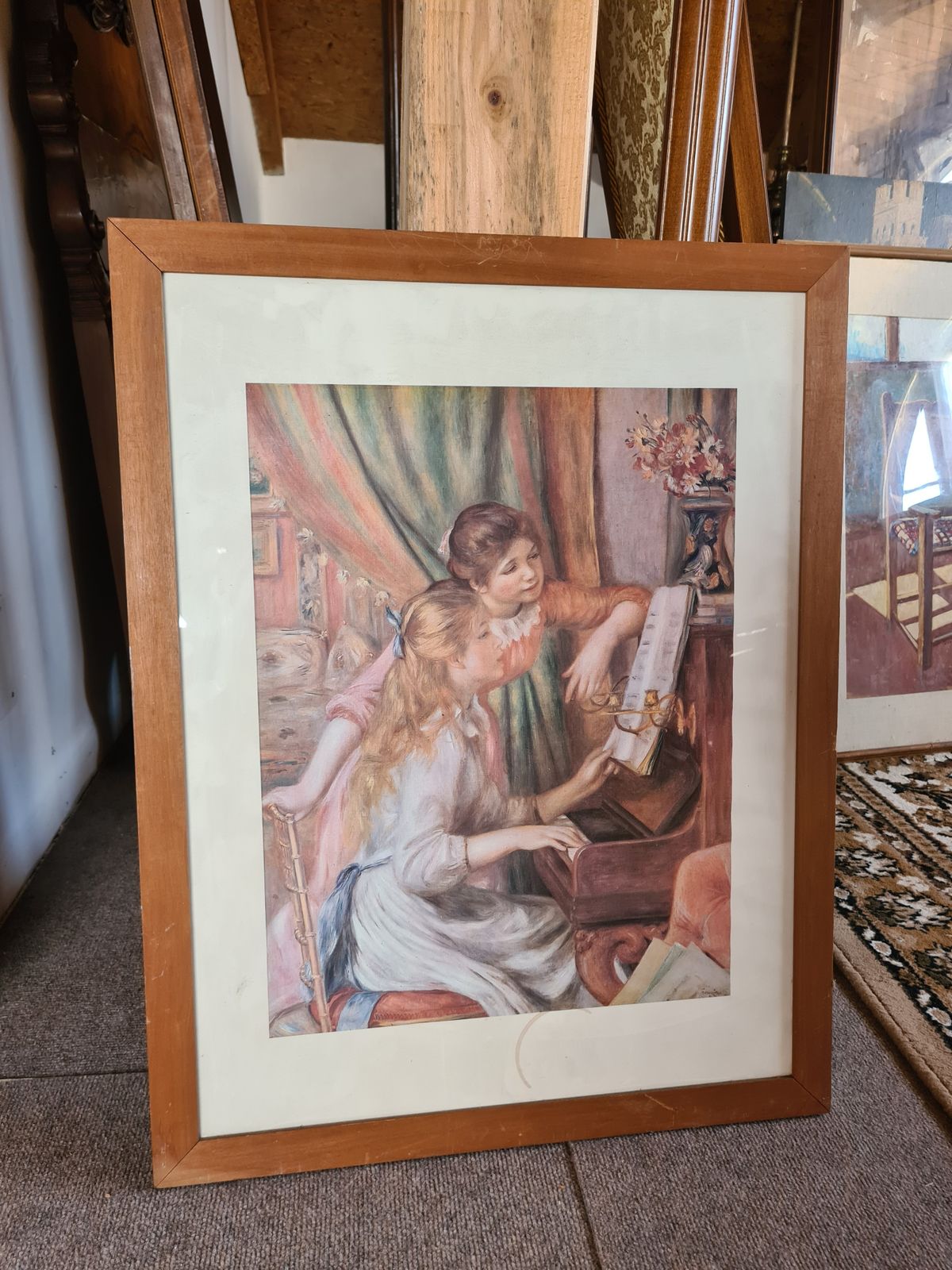 Girls Playing The Piano   Painting