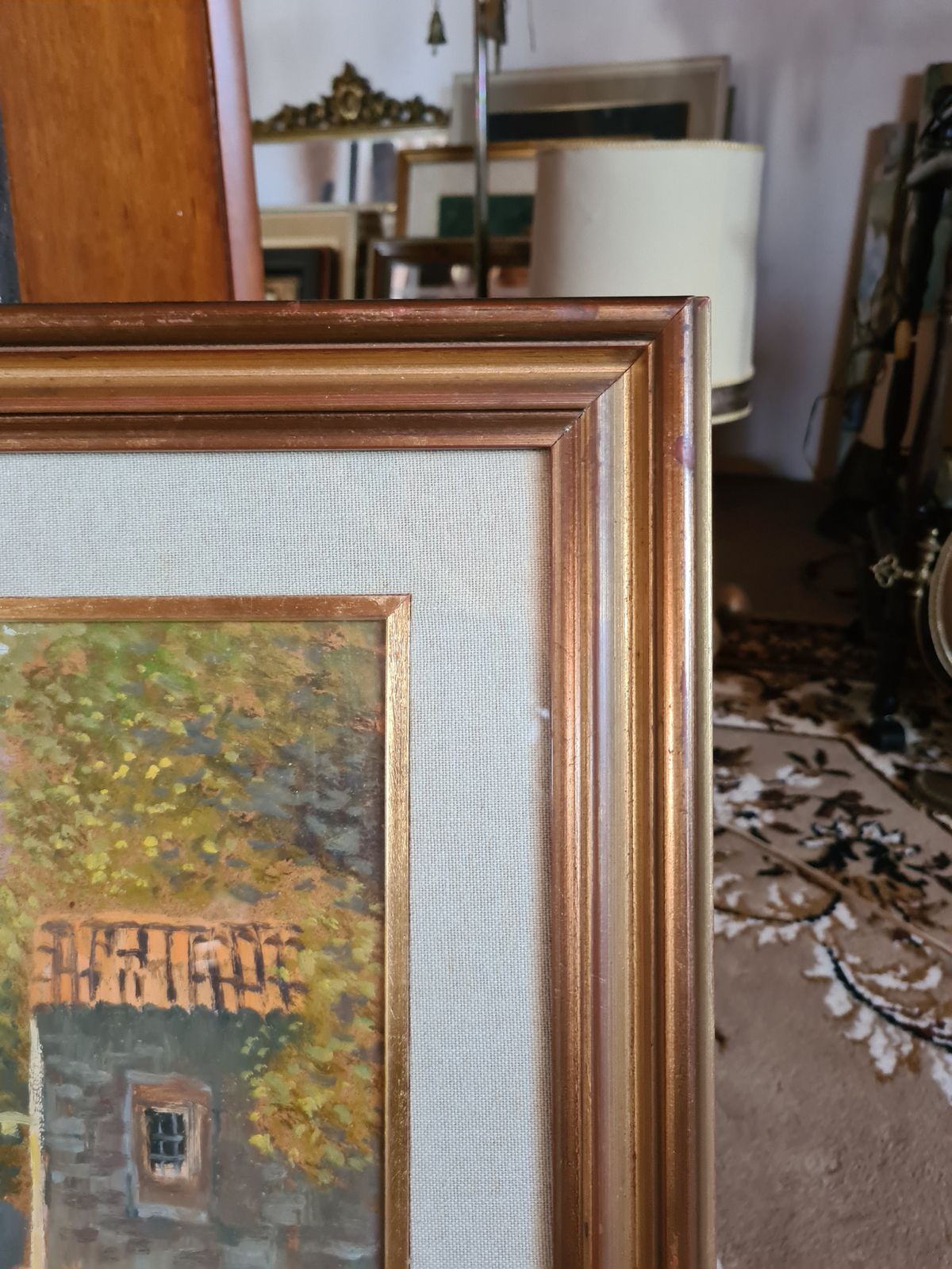 By The Lake Painting   Oil On Canvas photo buy