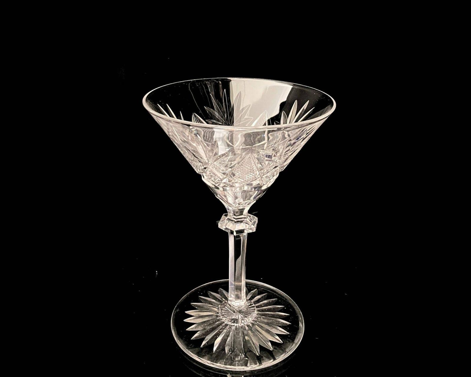 Val Saint Lambert Glazen | Champagne Of Martini | Maak Een Keuze | 6 Stuks | Patroon Berncastel | 1956–1963 photo 300.0