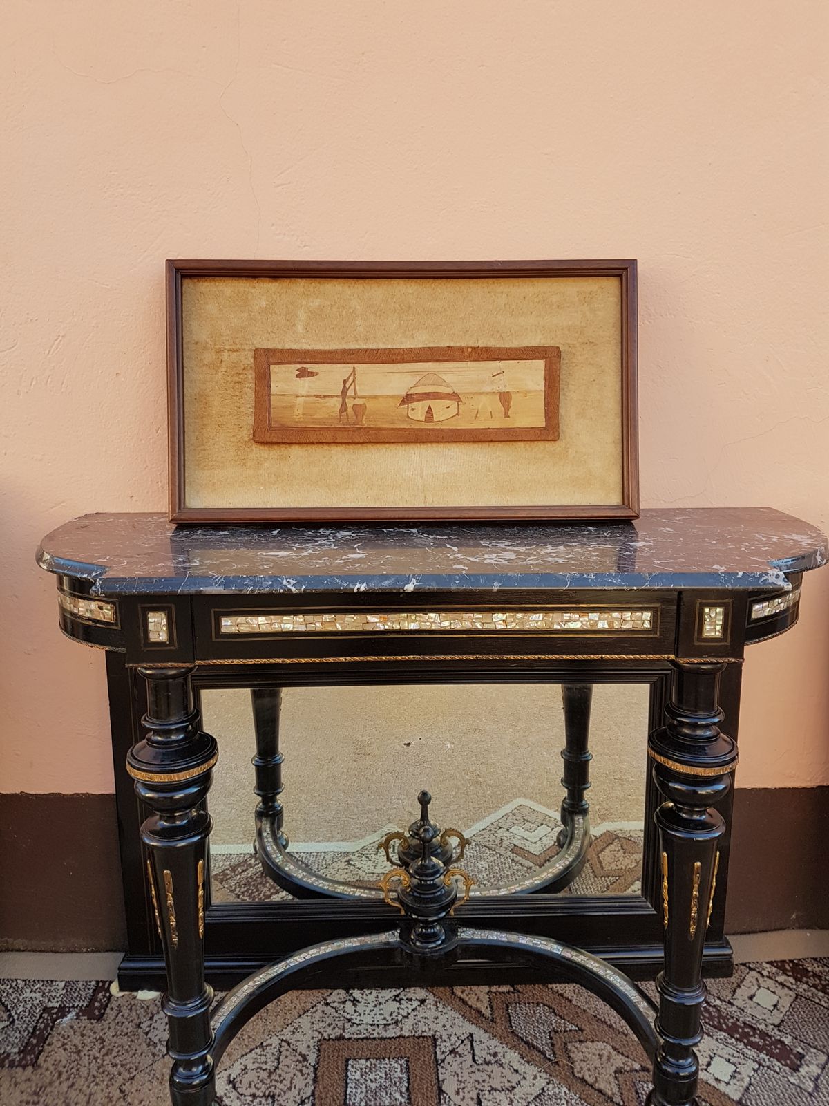 Wooden Interesting Piece Of Art photo Art
