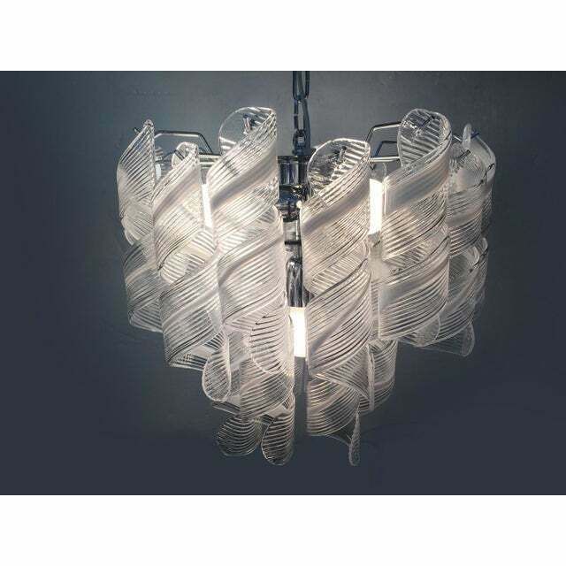 Murano Glass Sputnik Mazzega Style Chandelier , Lot Of 2 Or A Pair Of Chandeliers photo 4464.0