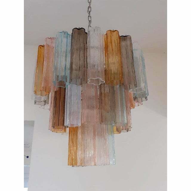 photo furniture Contemporary Murano Glass Sputnik Chandelier Multicolors, Mazzega Style , Lot Of 2 Or A Pair Of Chandeliers