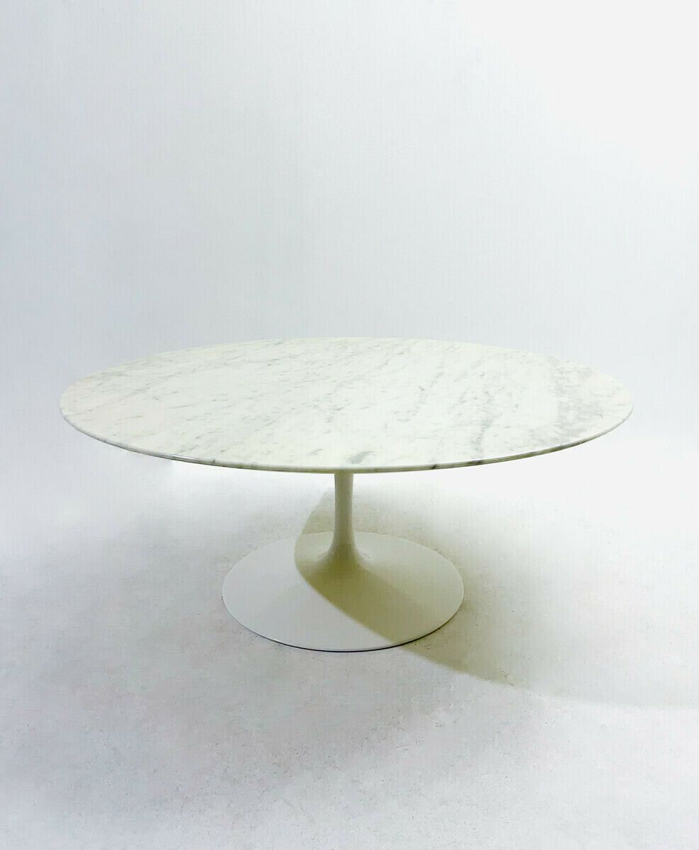 Marble "Tulip" Coffee Table By Eero Saarinen For Knoll International photo furniture