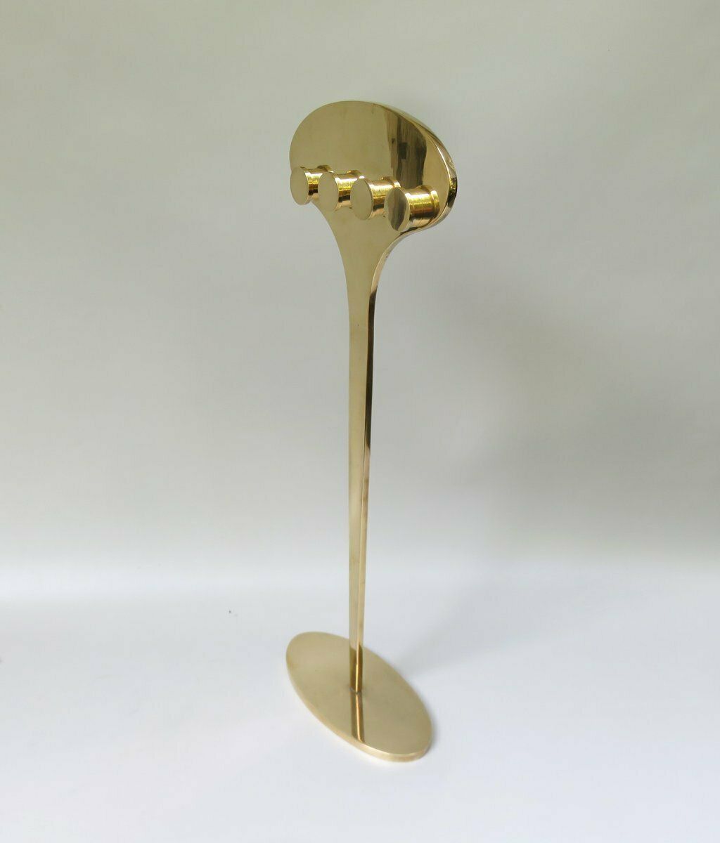 Exceptional Fireplace Cutlery, 70s, Brass, Chrome  Plated, 1970s photo buy