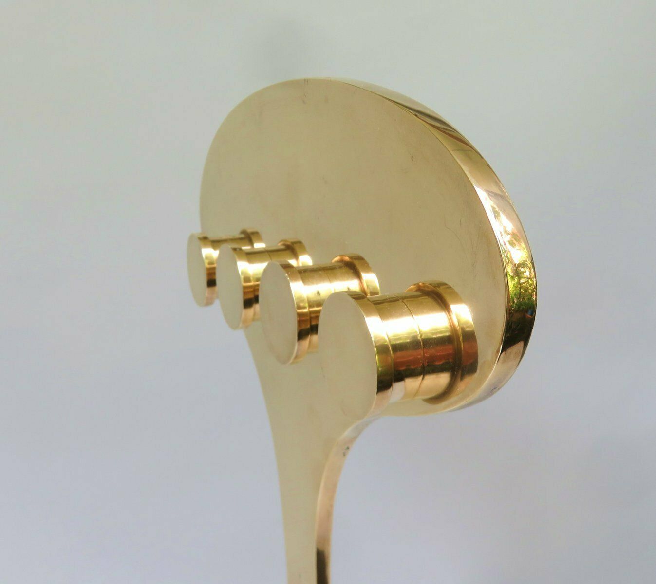 Exceptional Fireplace Cutlery, 70s, Brass, Chrome  Plated, 1970s photo vintage