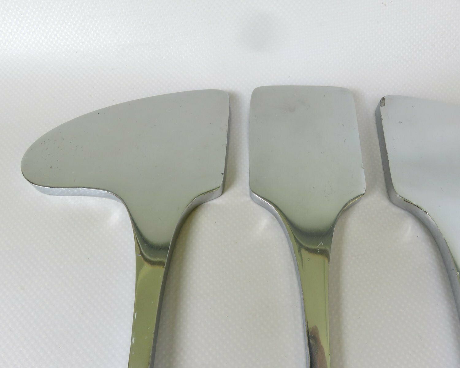 6777.9 Exceptional Fireplace Cutlery, 70s, Brass, Chrome  Plated, 1970s photo