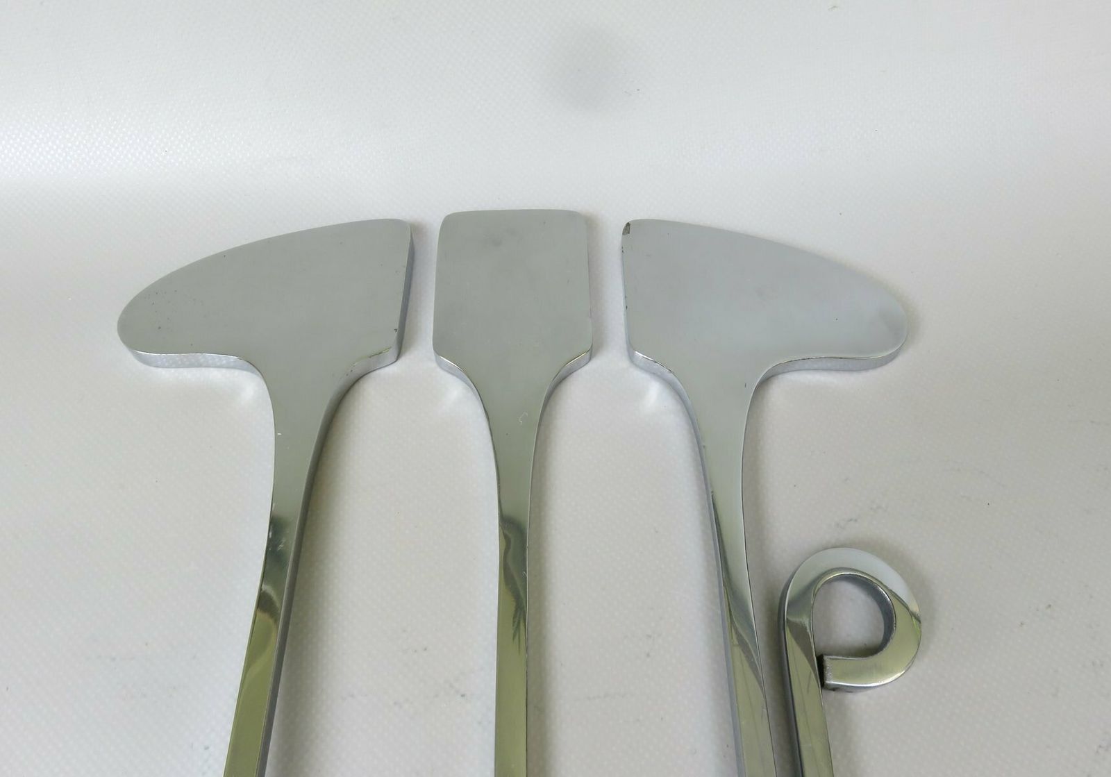 photo buy Exceptional Fireplace Cutlery, 70s, Brass, Chrome  Plated, 1970s