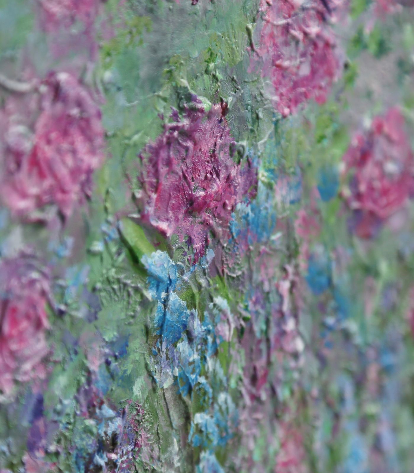 June Border.  Contemporary Impressionist Landscape By Carolyn Miller photo for sale