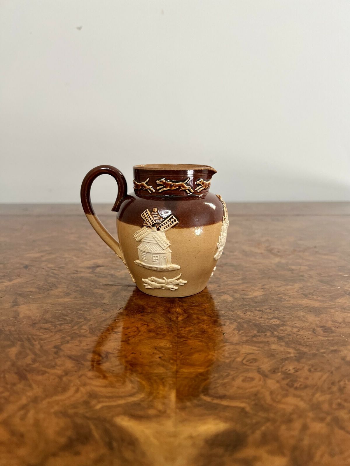 Rare Antique Doulton Four Piece Tea Set photo for sale