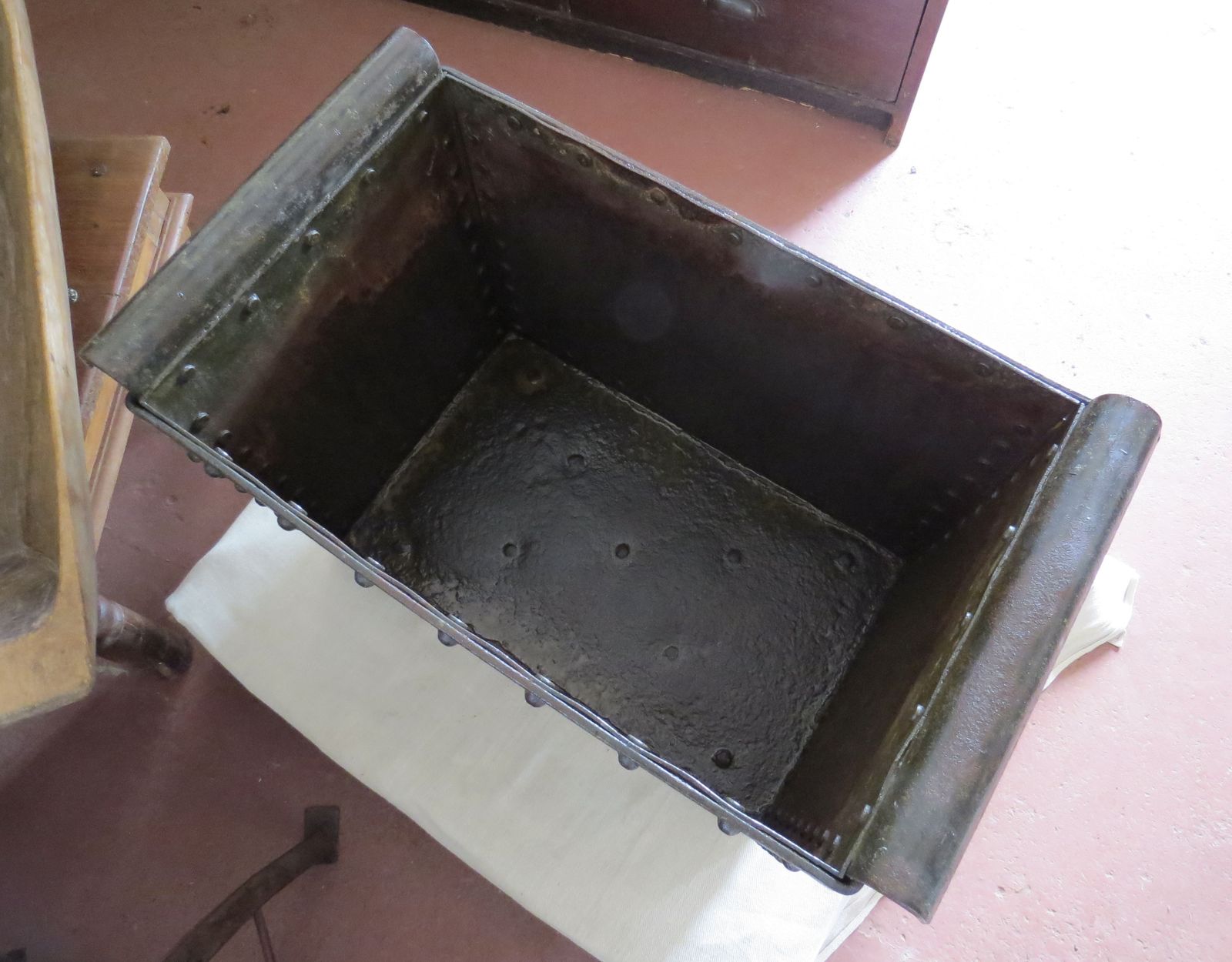 Galvanised Riveted Quencher / Trough 19th Century. photo for sale