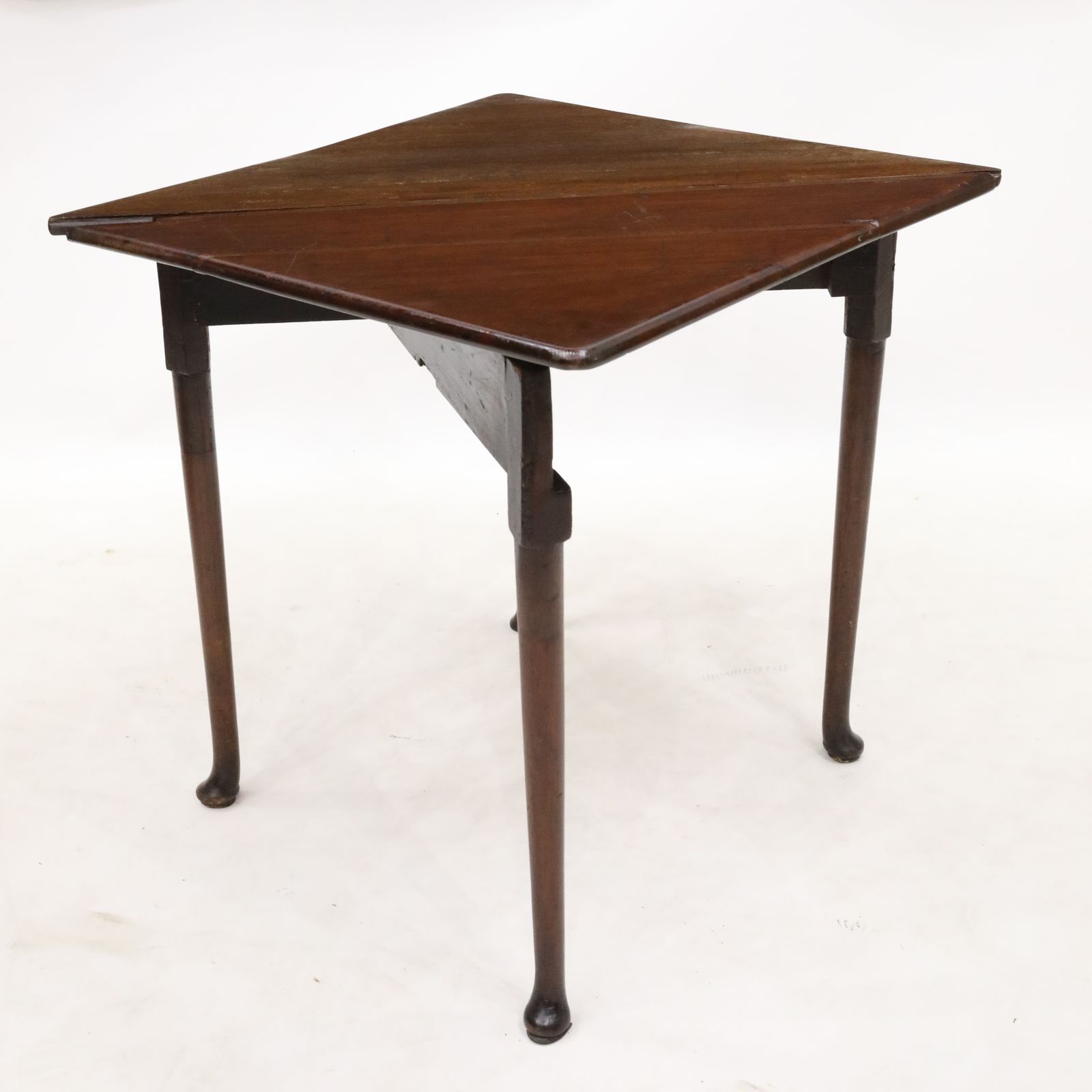 George II Mahogany Envelope Corner Table For Restoration Free Uk Delivery photo for sale