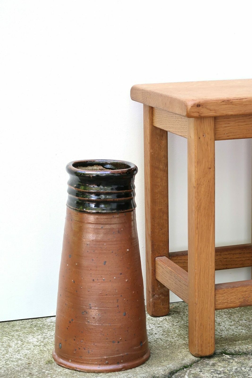 Grands vases en céramique française par Pierre Digan, La Borne, années 1960 / Céramique, Farmhouse, Country, Cuisine rustique, Marron photo furniture
