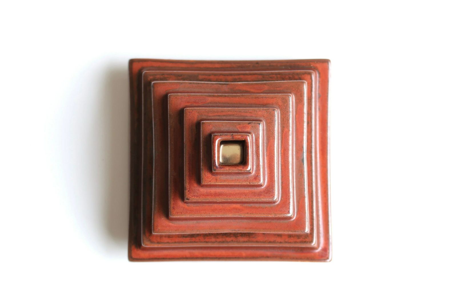 French Ceramic Shepherd Lamp By Pierre Casenove, Lampe Berger, 1980s / France, Maya Temple, Pyramid photo Lighting