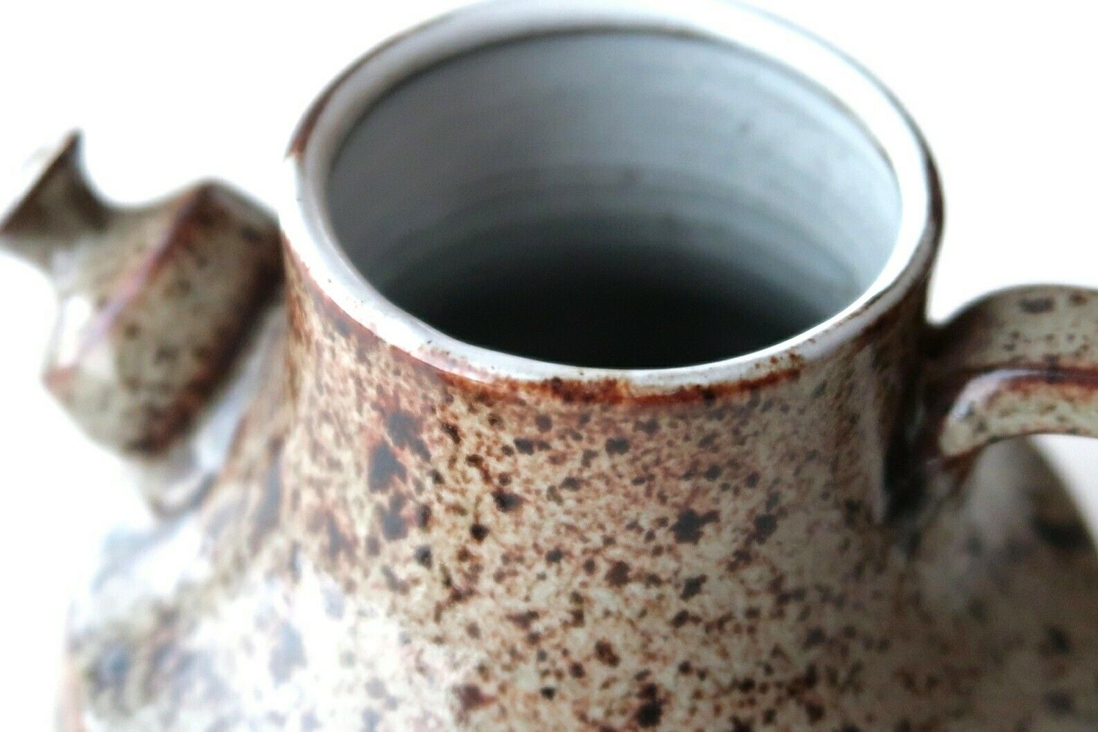 Franse Keramische Theepot Van Alain Bresson, Ca. Jaren 1960 / Wabi Sabi Rustiek Landelijk Boho Chic Folk Cottage Frankrijk photo Woonaccessoires
