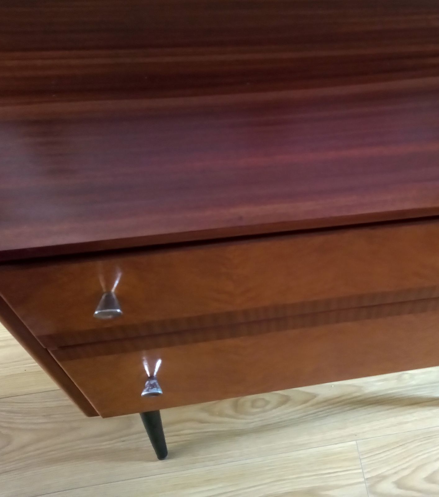 1960s Vintage Lebus Rosewood And Elm Dresser With Compass Feet photo vinterior