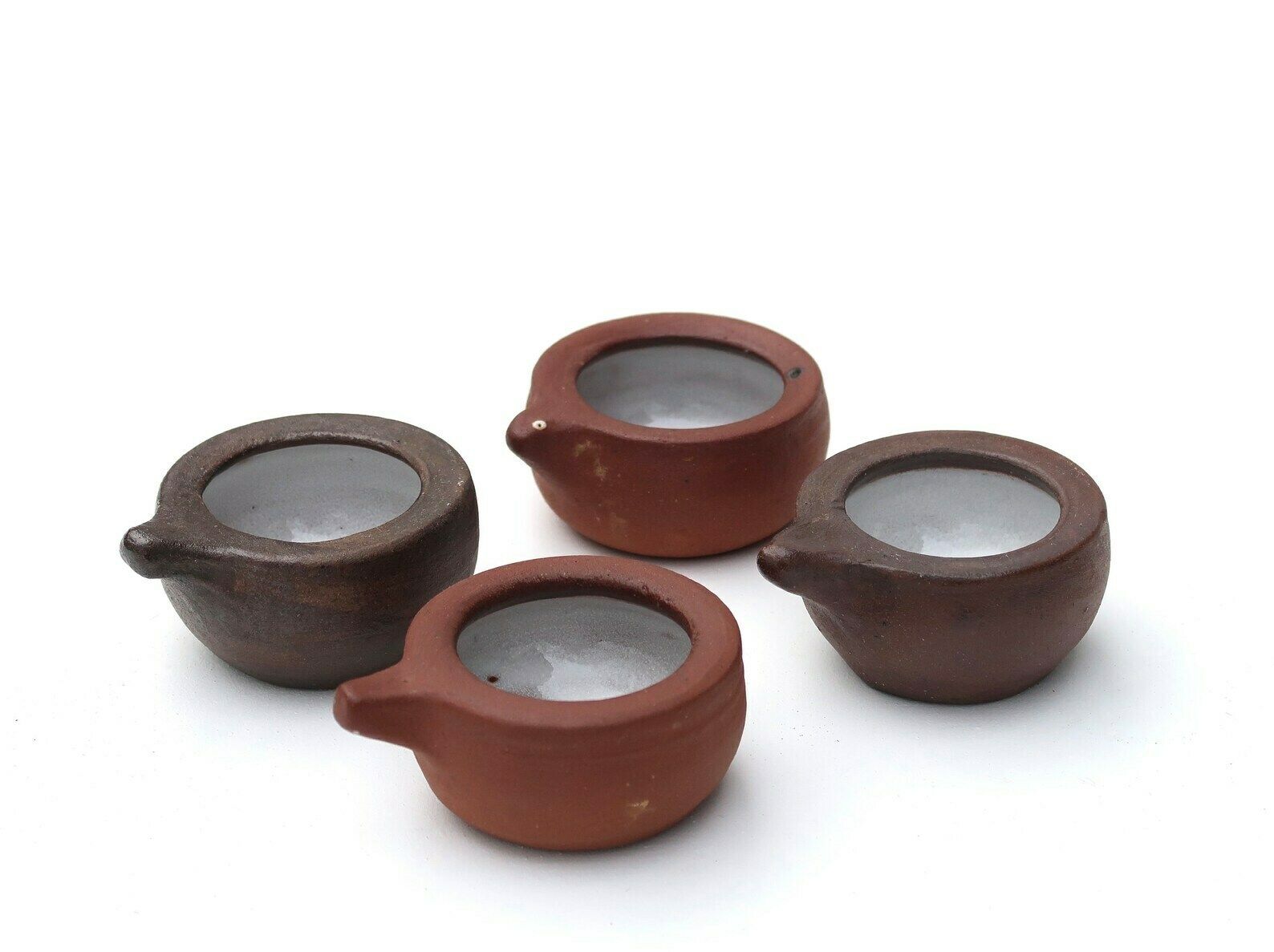 Franse Keramische Eierdopjes Van Jeanne En Norbert Pierlot, Ratilly, Frankrijk, Jaren 1960 / Steengoed, Boho Chic, Country, Rustiek, Wabi Sabi photo furniture