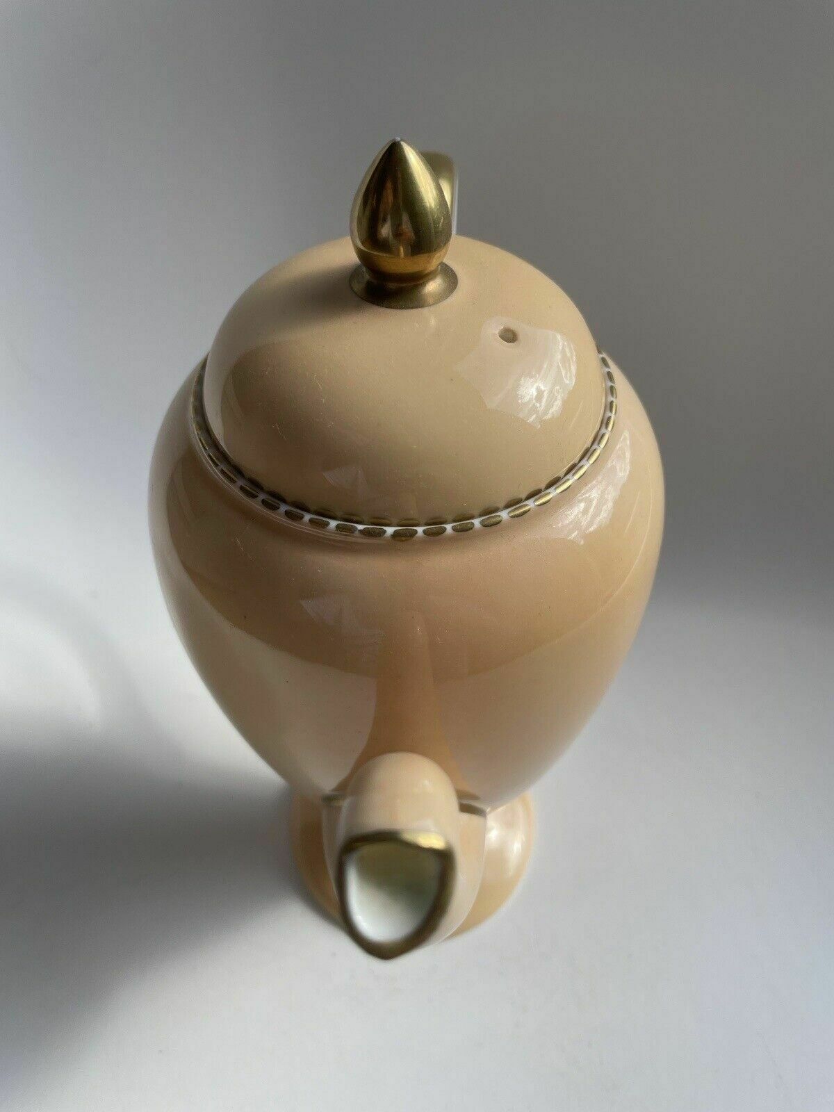 photo furniture Elegant Wedgwood Coffee Pot In Pattern 5155 1920's Rare