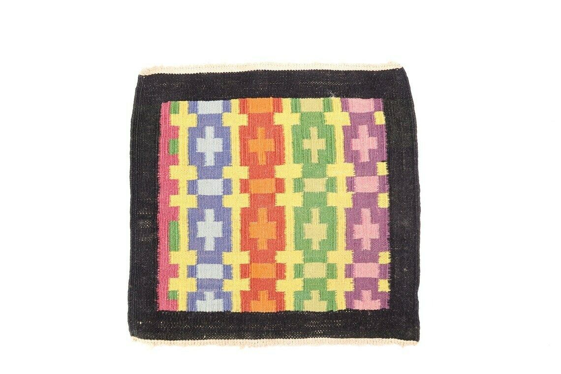 Wall Or Desk Tunisian Tapestry, Geometric Patterns, 1970s / Wool Textile Hanging Geometrical Decor Boho Chic Bohemian Folk Tribal Colorful photo furniture