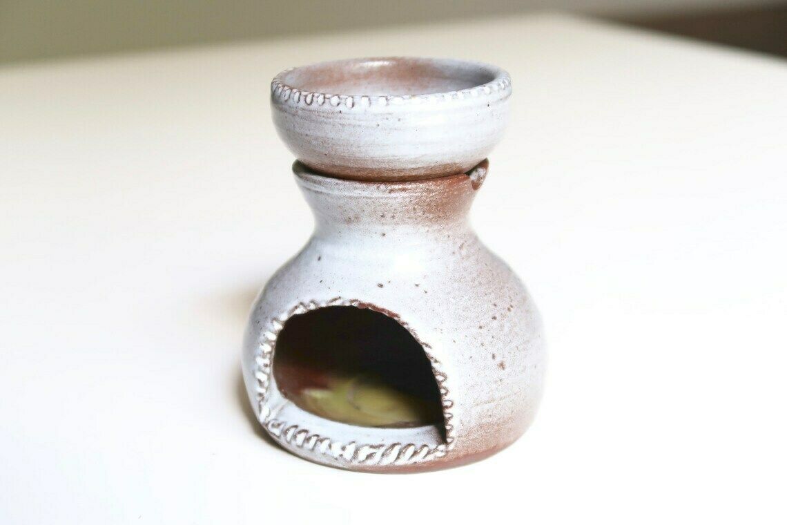 Brûle-parfum en céramique française par Jeanne et Norbert Pierlot, années 1960 / Parfums d'intérieur
