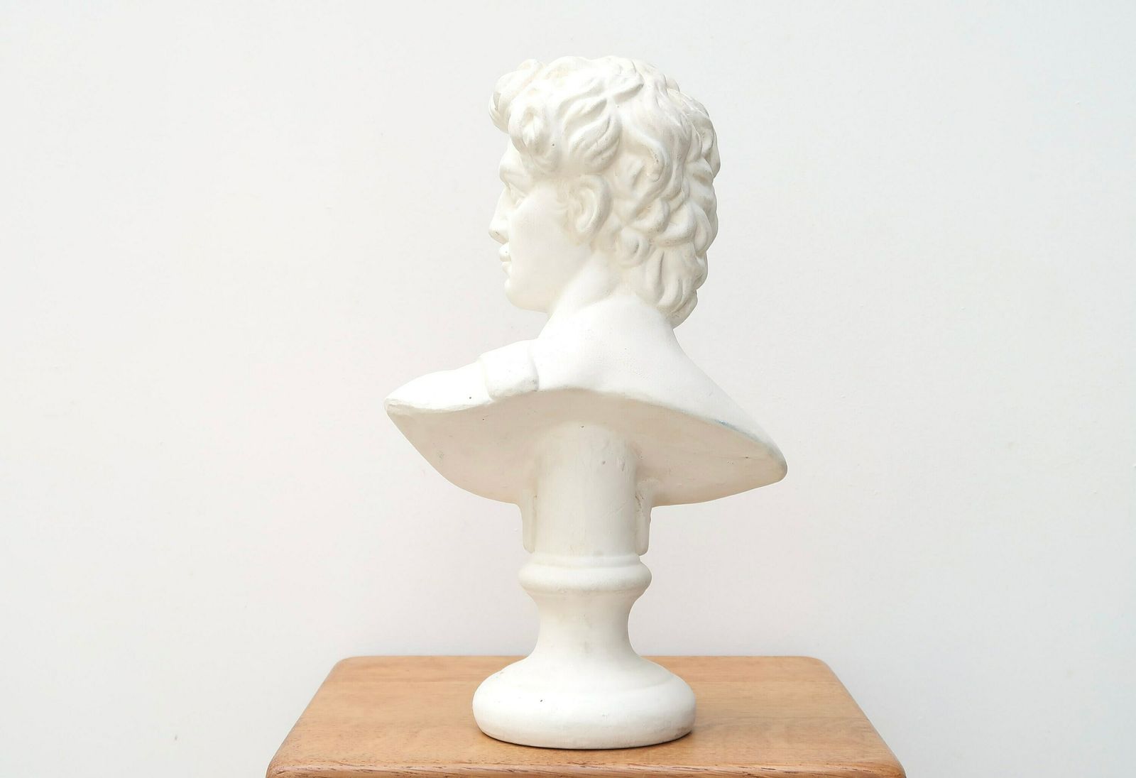 Buste en plâtre : David, inspiré de Michel-Ange, années 1980 / homme, art, antique, Italie photo 256.0