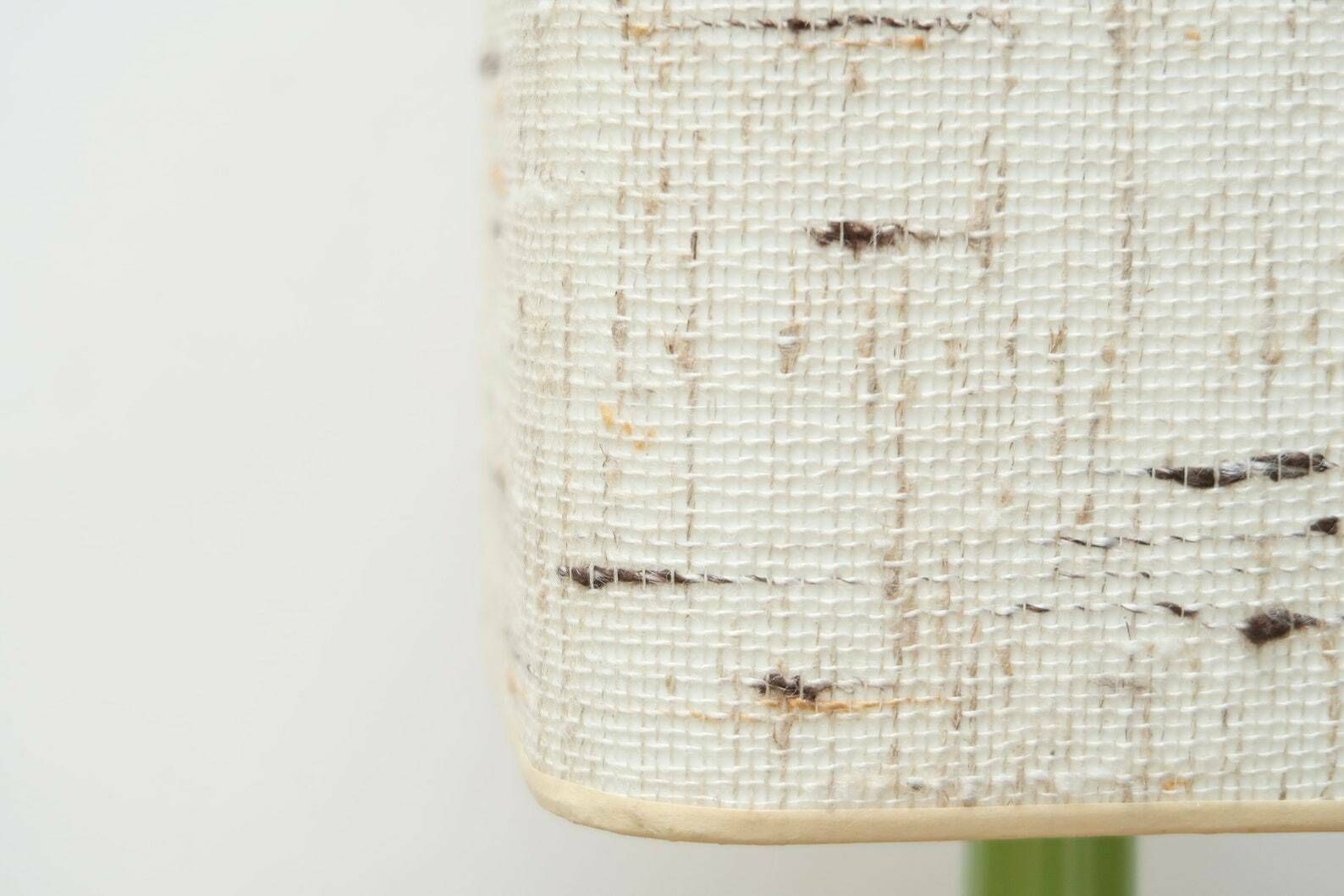 French Green Wood Table Lamp, 1970s / Sphere, Minimalist, Boho Chic, Style Ruelland photo 182.0