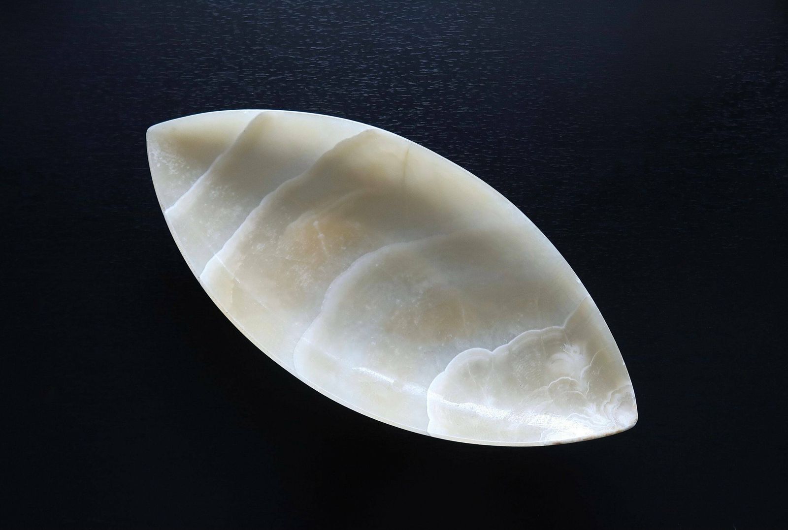 Large Alabaster Ring Dish, Carved Stone, 1970s / Jewelry Display, Bathroom, Pale, Sculpture, Boho Chic Bohemian Folk photo furniture