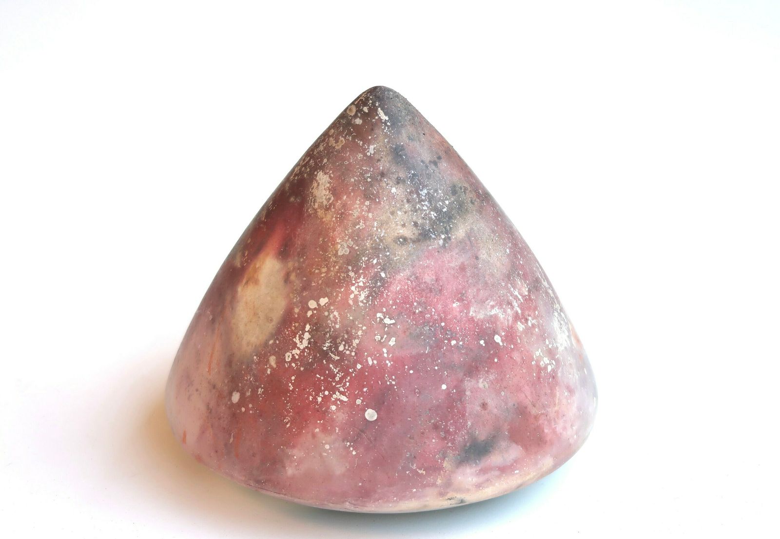 Minimalist Signed Ceramic, Cone, 1980s / Geometrical Shapes, Wabi Sabi, Art, Minimal photo furniture